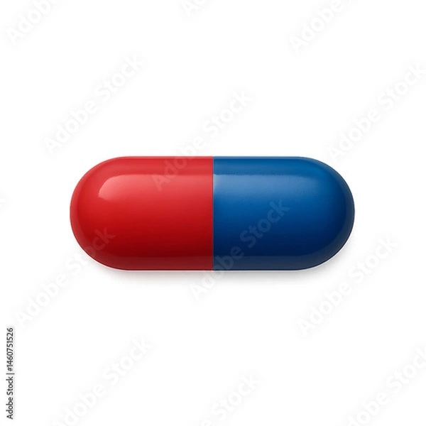 Obraz Red Blue Capsule
