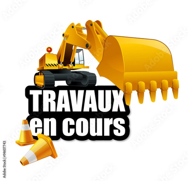 Obraz Travaux en cours