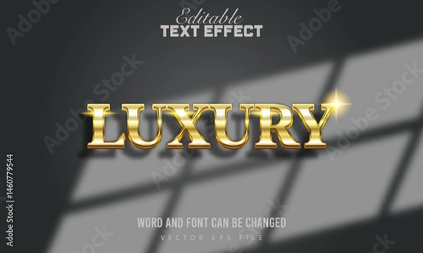 Obraz Luxury Gold Editable Text Effect