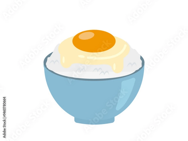 Obraz シンプルな卵かけごはん