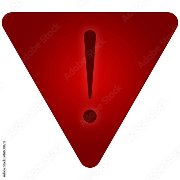 Obraz Achtung / Attention