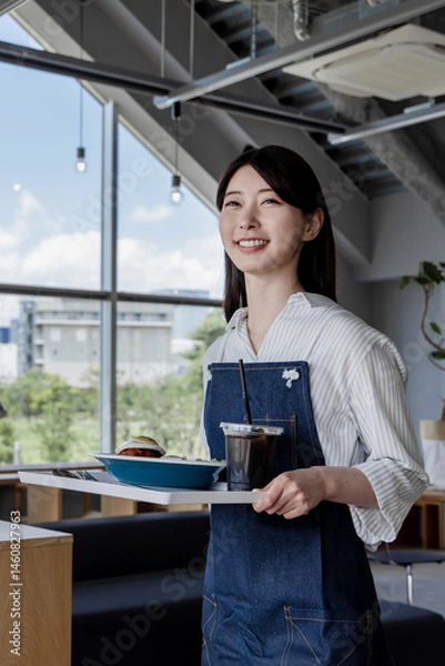 Obraz カフェ店員
