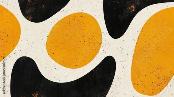 Fototapeta Abstract organic shapes, textured background (1)