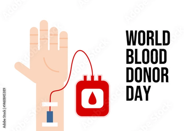 Obraz World blood donor day