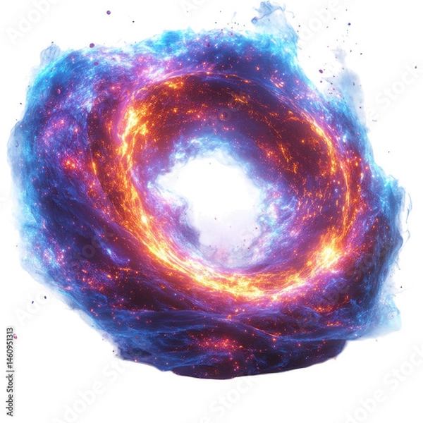 Fototapeta Download artistic galaxy nebula cosmic space background wallpaper for desktop and mobile phone 4k 8k on transparent background