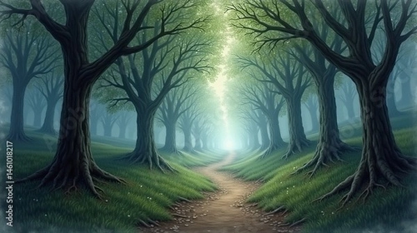 Obraz Shadows of Secrets: The Veiled Trail