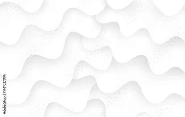 Obraz Gray silver curve abstract background. Seamless pattern illustration.