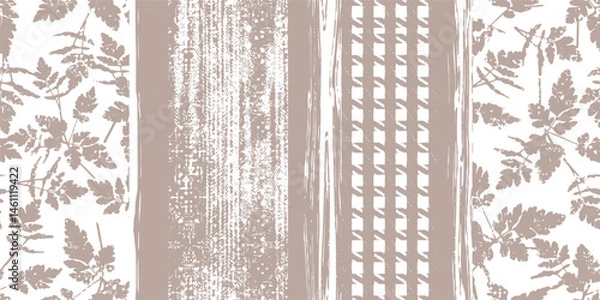 Fototapeta fabric weave linen abstract shapes seamless patterns geometric trendy retro style. fabric weave linen abstract stripes seamless patterns geo