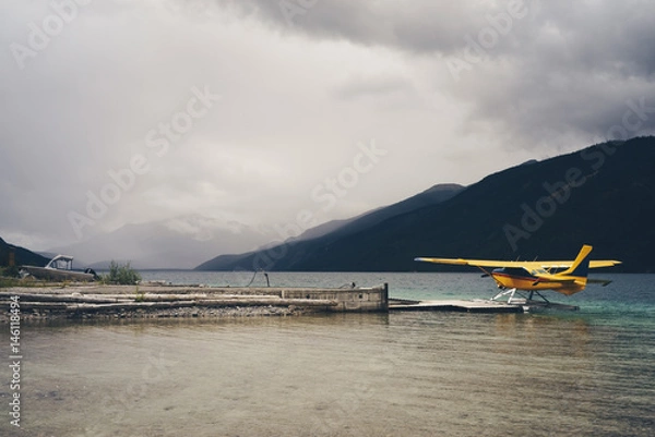 Obraz Sea Plane on Lake in Yukon Canada Interior