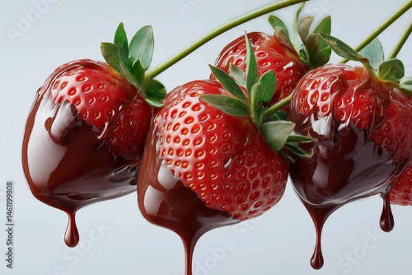 Obraz strawberry and chocolate