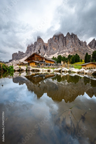 Obraz View of the Odle, Dolomites, Italy