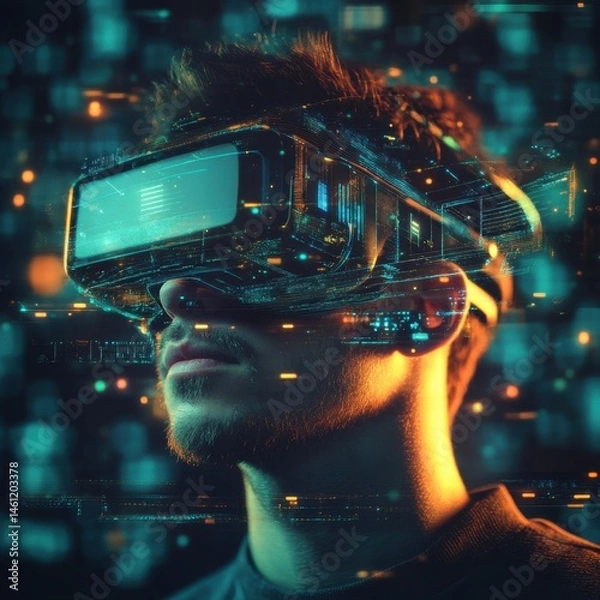 Obraz Digital transformation conceptual for next generation technology era