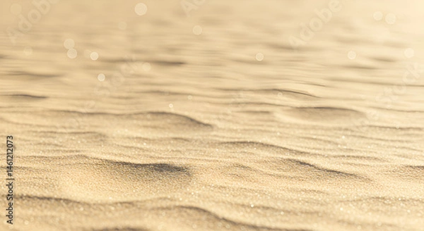 Fototapeta Shimmering sands create captivating dunes
