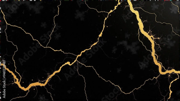 Fototapeta lightning in the night