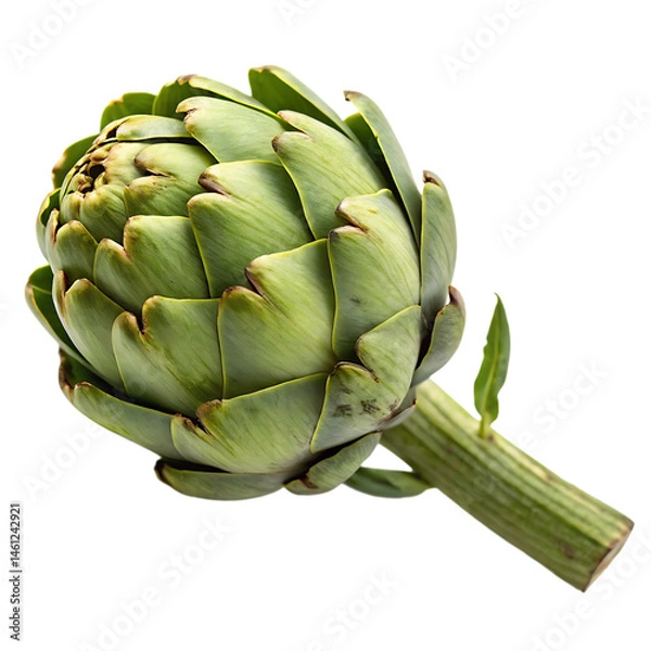 Fototapeta Artichoke isolated on a transparent background