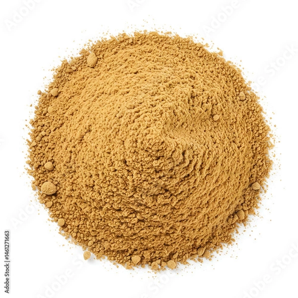 Obraz Coriander powder mountain shape close-up top view