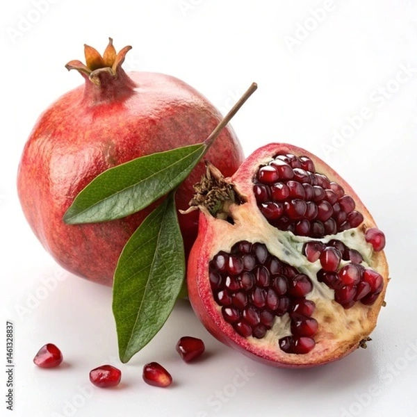 Obraz pomegranate on a wooden background