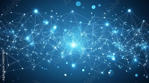 Obraz Abstract network design (25)