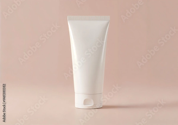 Obraz tube of cosmetic with empty branding areas
