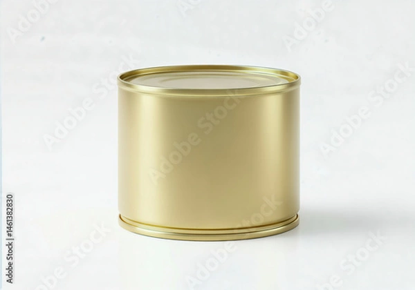 Obraz isolated tin can, on a white background