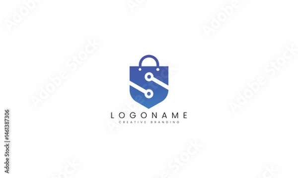 Fototapeta Minimalist S Logo for Branding and Identity.