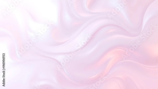Fototapeta オパールピンクの光彩流転
