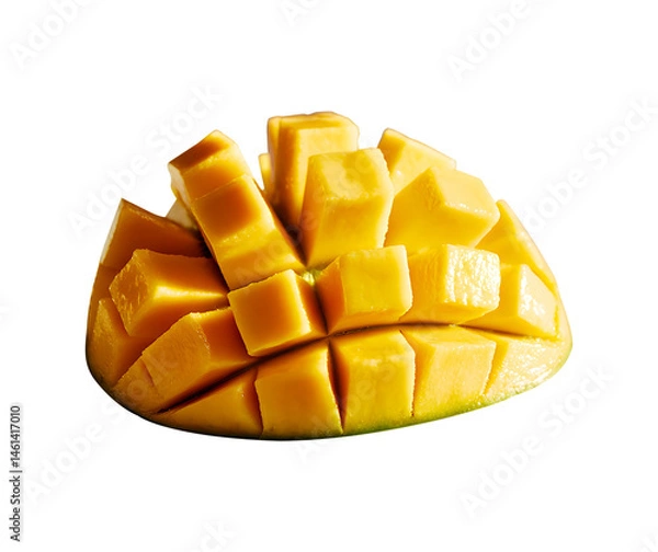 Obraz Mango Cube on Transparent Background Png