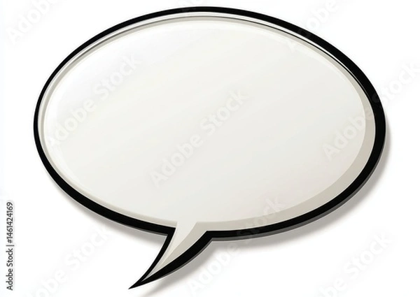 Fototapeta Empty Speech Bubble (3)