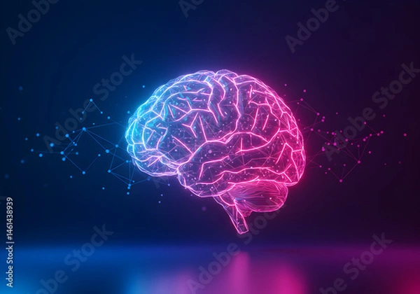 Obraz [Generative AI] 디지털 뇌와 인공지능 연결