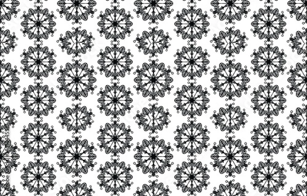 Fototapeta seamless damask pattern