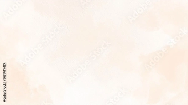 Obraz 淡い手描きの水彩風の素材 背景素材 ベージュ 背景素材 16:9サイズ AI生成素材