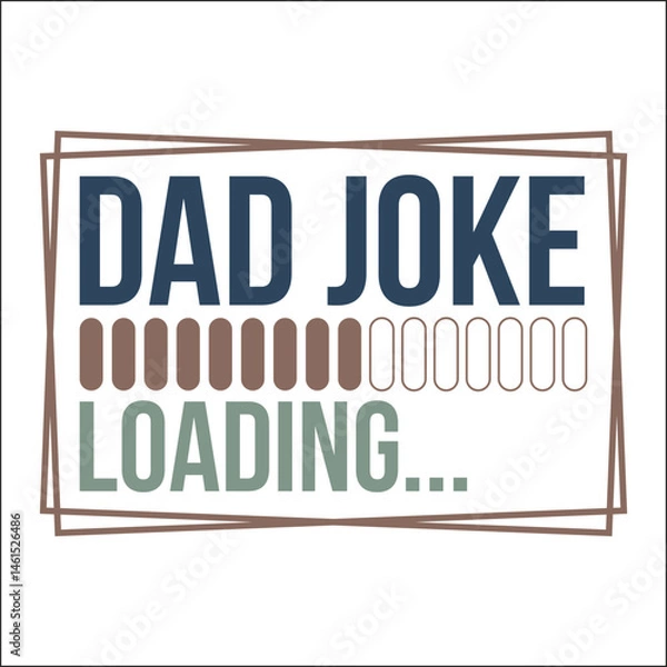 Obraz Father's day Design vector file