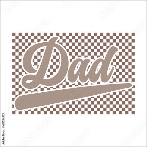 Obraz Father's day Design vector file