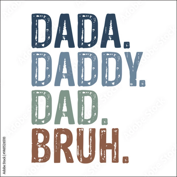 Obraz Father's day Design vector file