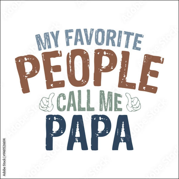 Obraz Father's day Design vector file