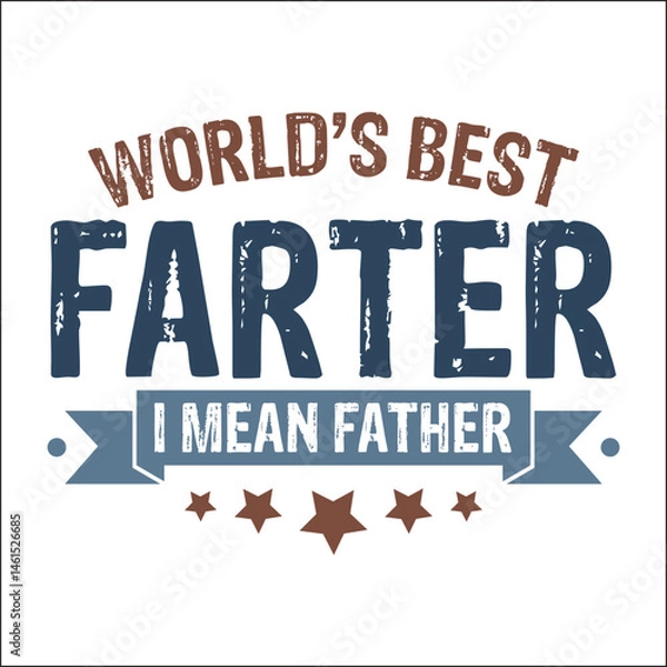 Obraz Father's day Design vector file