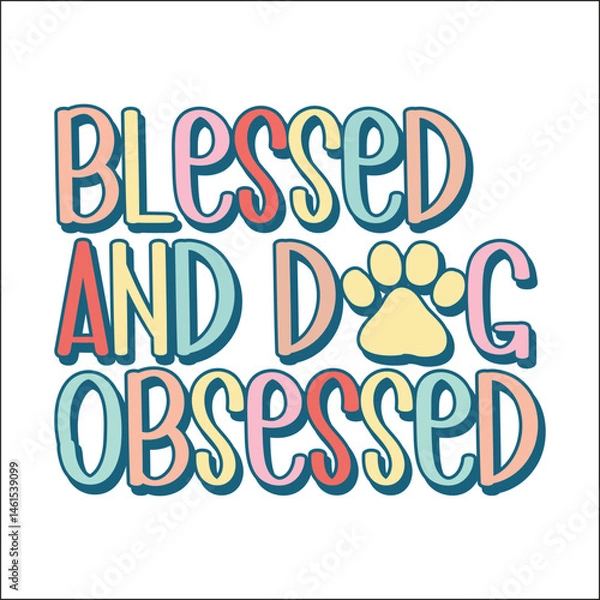 Obraz Dog Design vector file