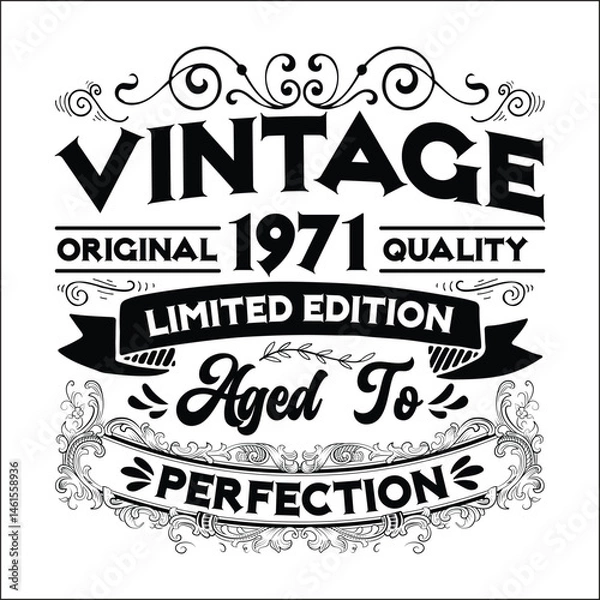 Obraz Vintage Design vector file
