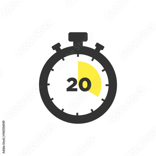 Fototapeta Stopwatch Timer Vector