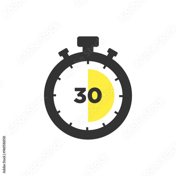 Fototapeta Stopwatch Timer Vector