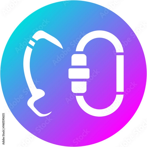Obraz Climbing Protection Icon