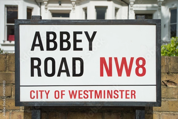 Obraz Abbey Road Sign