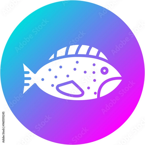 Obraz Trout Icon