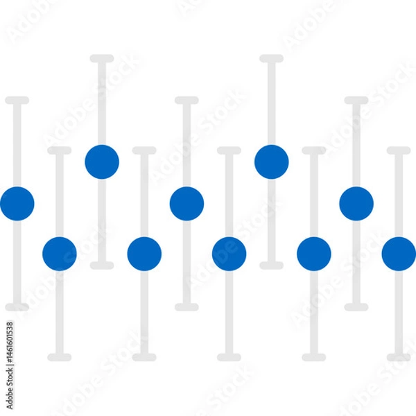 Fototapeta Confidence Interval Plot Icon