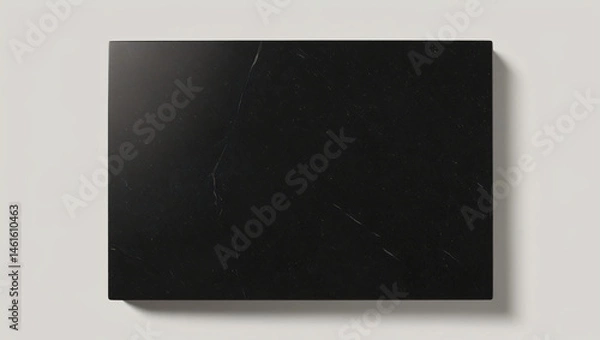 Obraz Solid Black SPC Laminate Flooring Texture