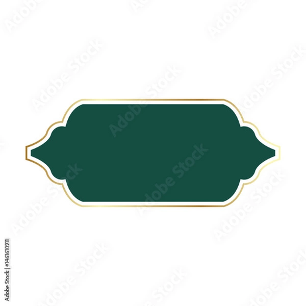 Fototapeta Text Label Shape