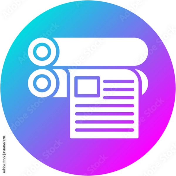 Obraz Printing Press Icon