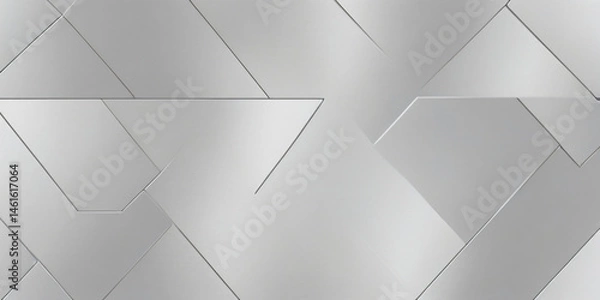 Fototapeta Abstract Light Grey Geometric Triangle Pattern