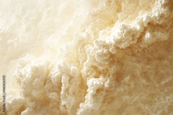 Obraz Close-up view of a textured, creamy substance.