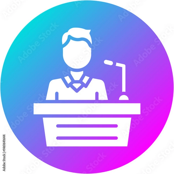 Obraz Guest Speaker Icon